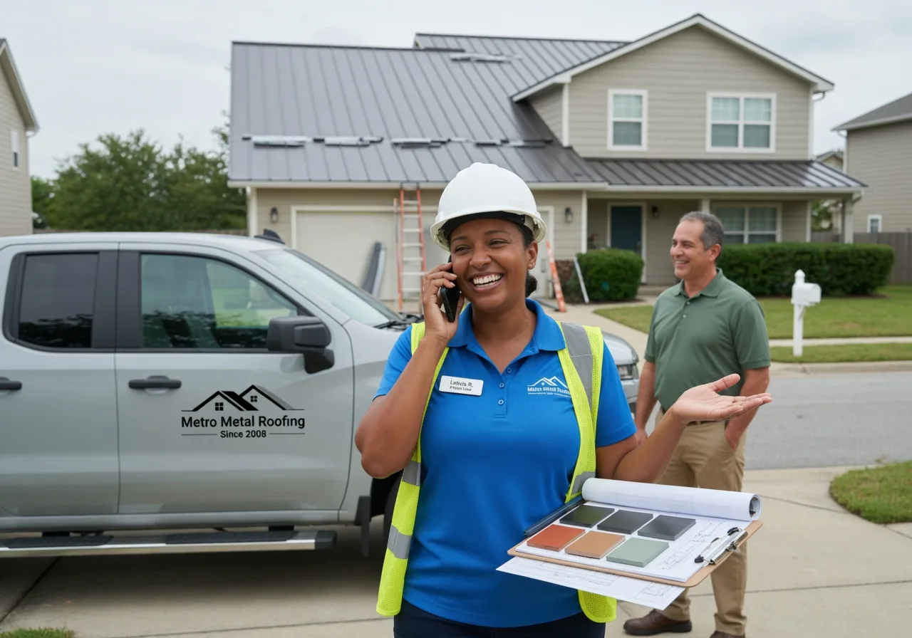Storm Damage Metal Roof Repair in Woodburn, IA
